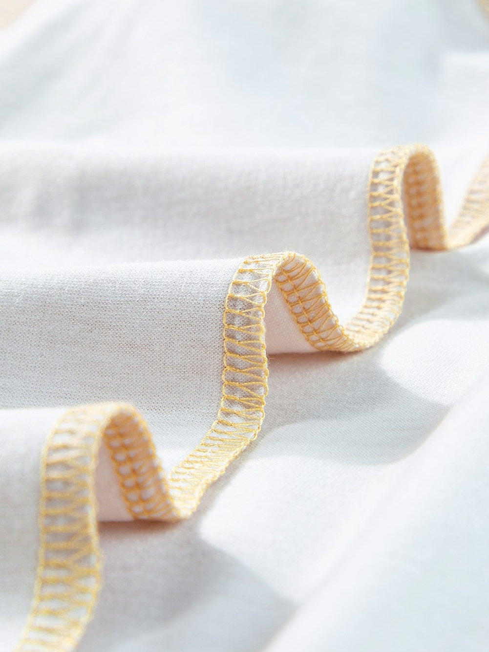 Apricot Blossom Bubble Sleeve T-shirt with Floral Print