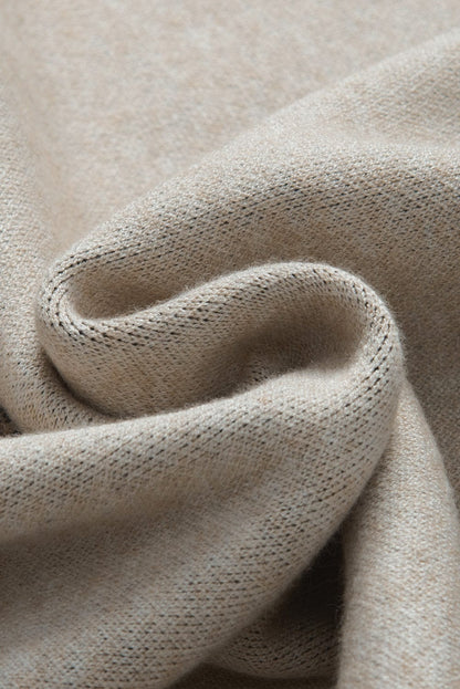 Apricot Cheetah Print High Neck Short Sleeve Sweater - Southern Belle Style