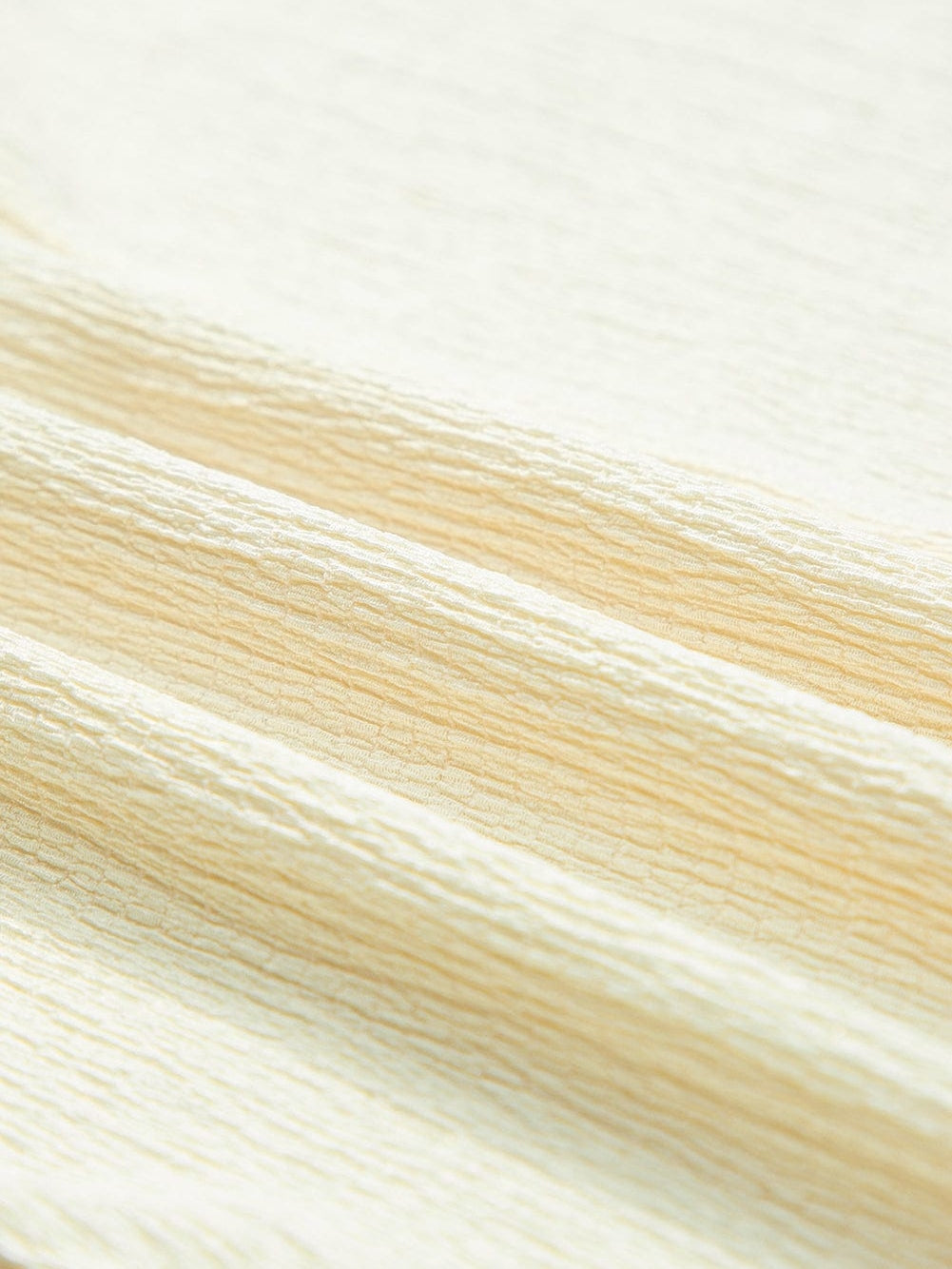 Apricot Crinkled V Neck Short Sleeve Casual Top