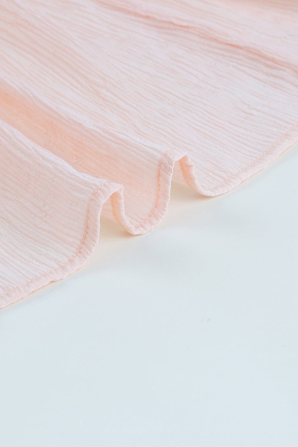 Apricot Flounce A-line Midi Dress with Smocked Waist