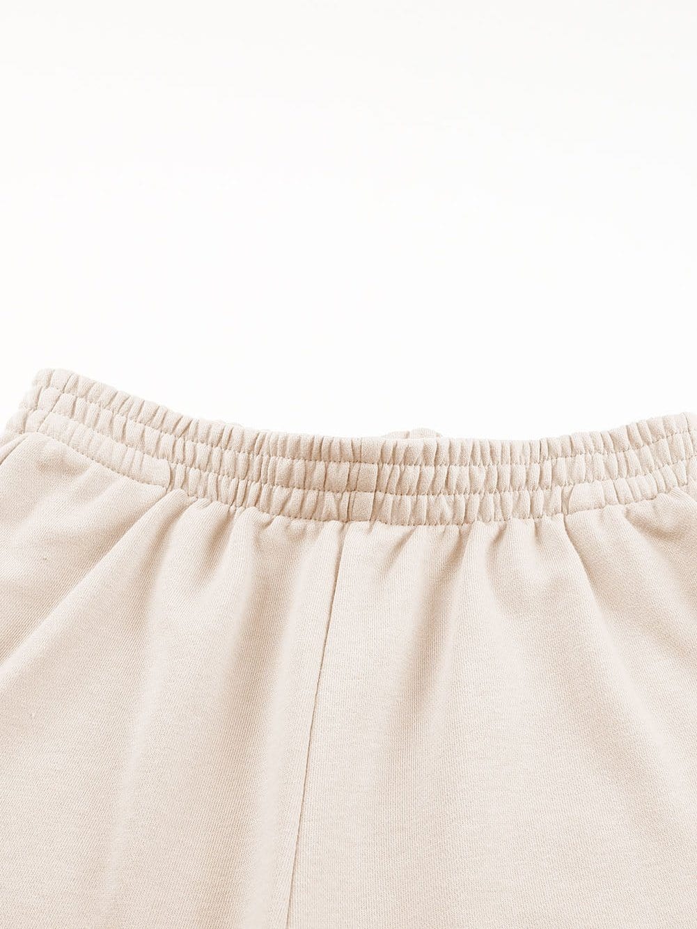 Apricot High Neck Henley Top and Shorts Set - Stylish Casual Outfit