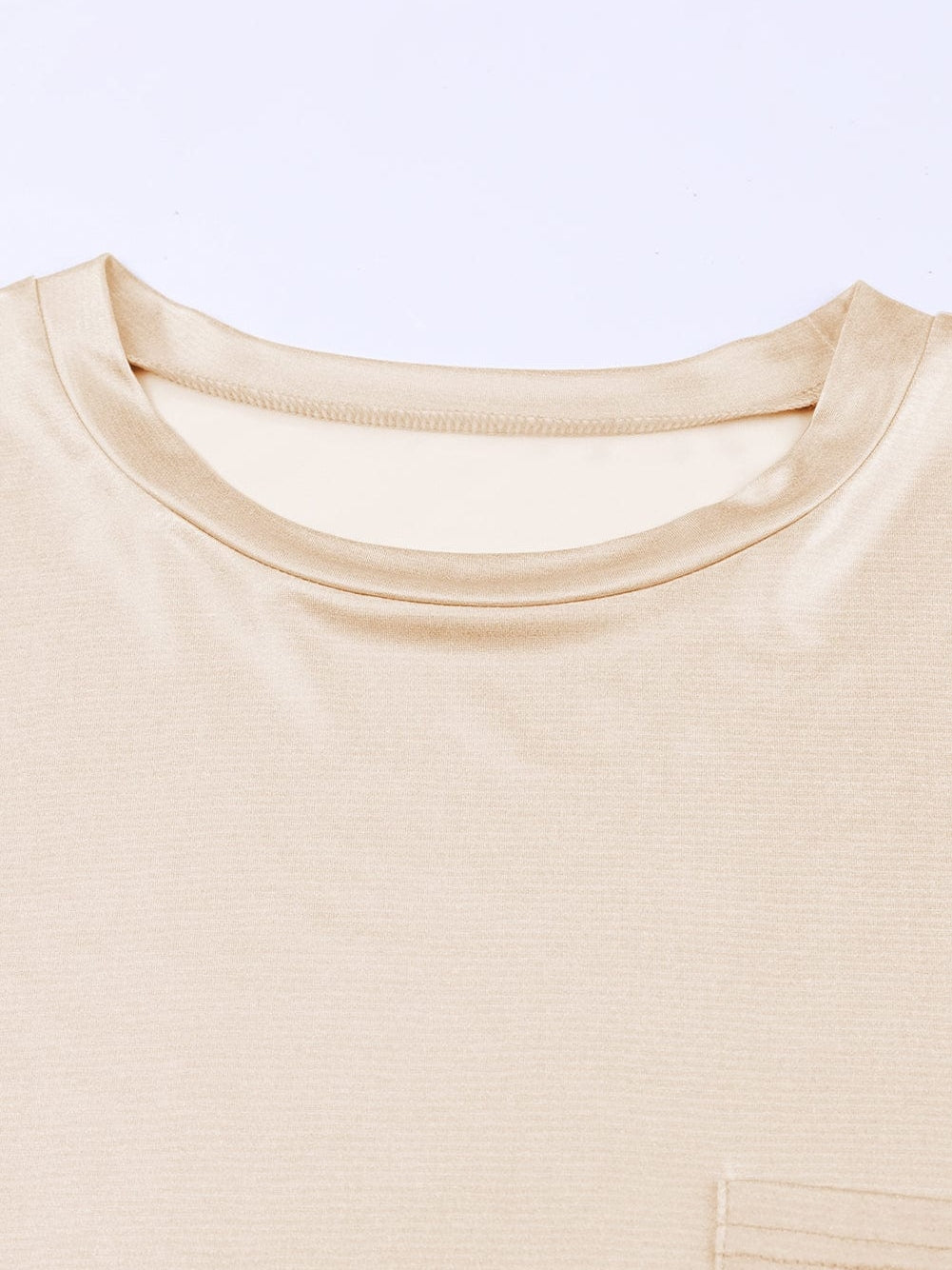 Apricot Silky Oversized Pocket Tee
