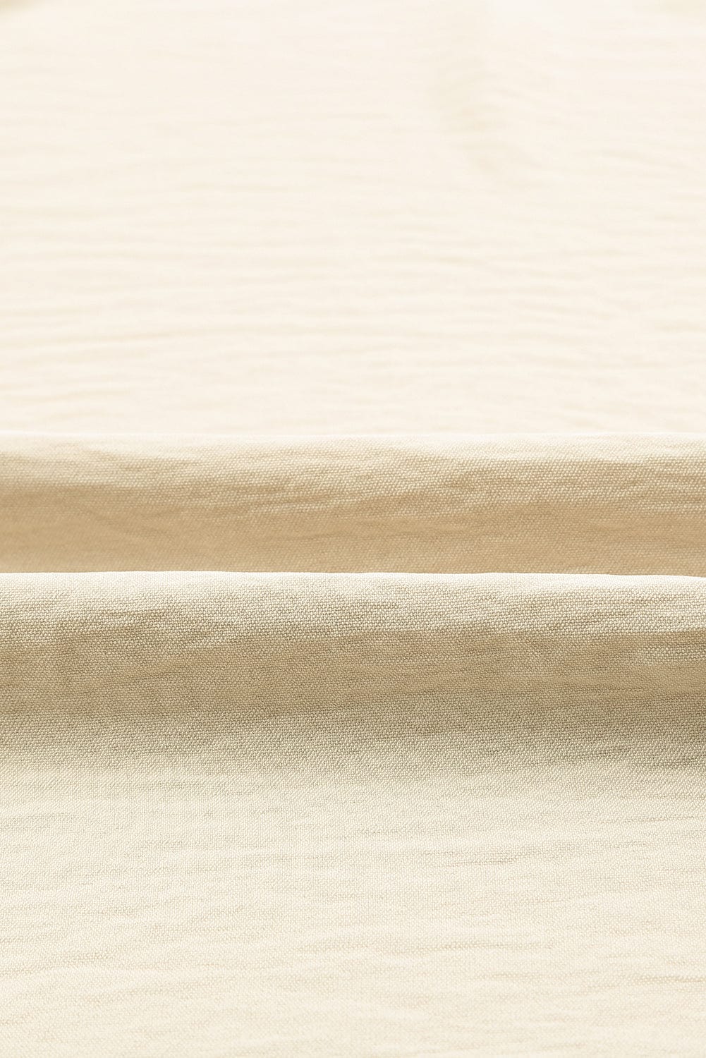 Apricot Smocked Cuff Shift Blouse