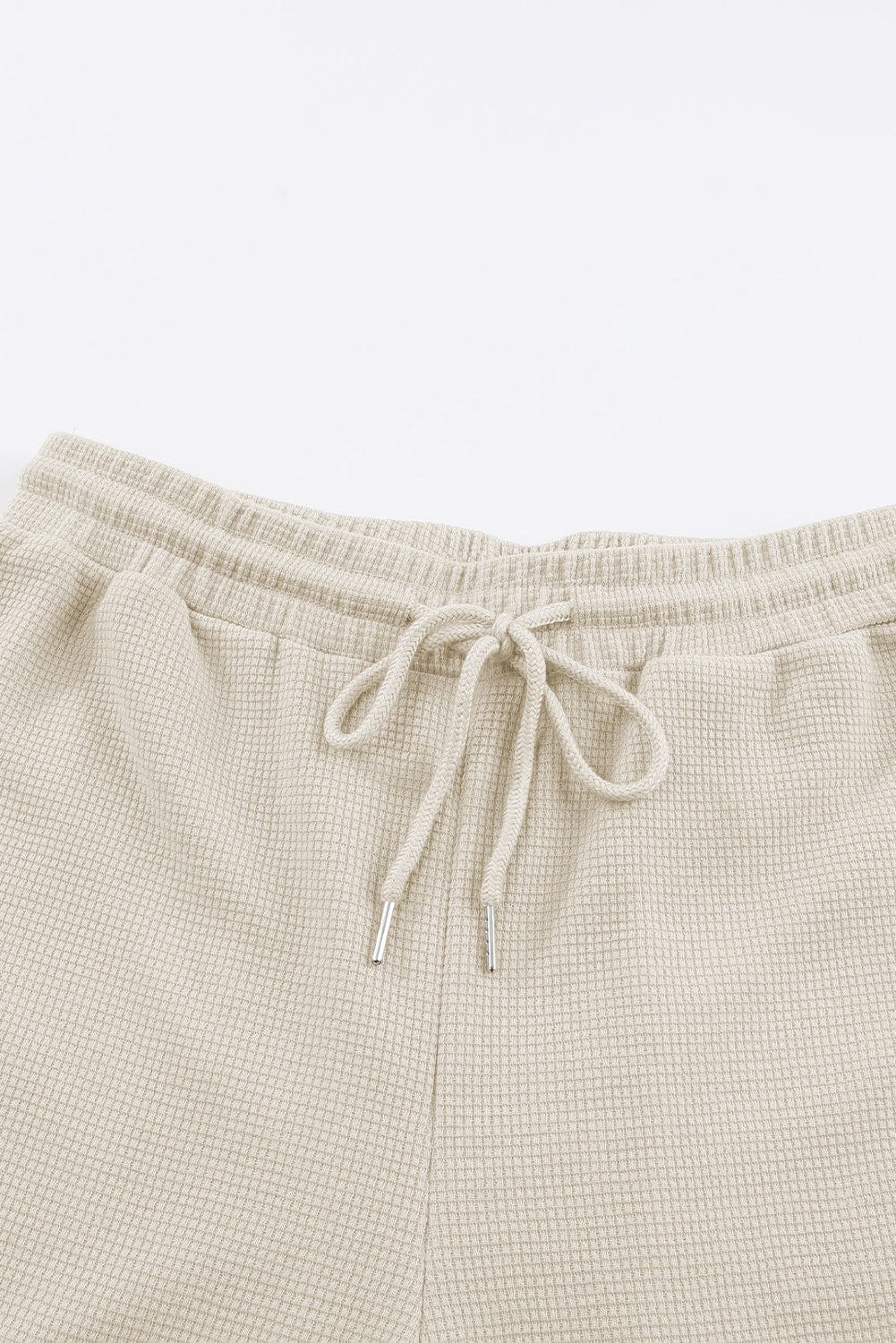Apricot Waffle Knit Cargo Pocket Jogger Pants
