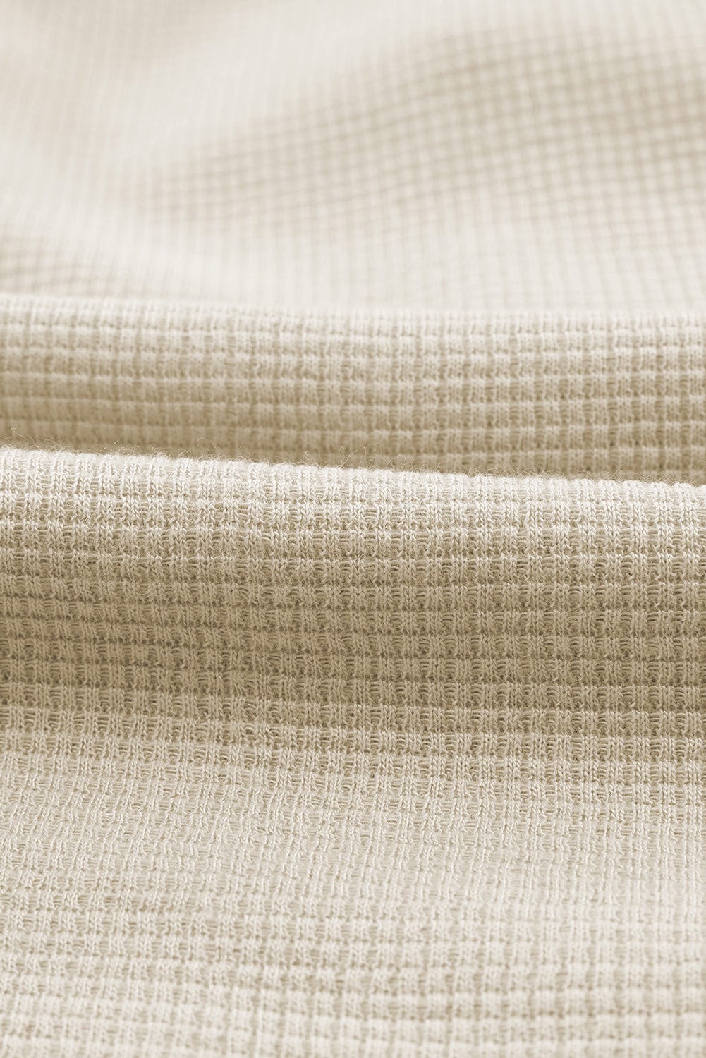 Apricot Waffle Texture Cargo Pocket Jogger Pants