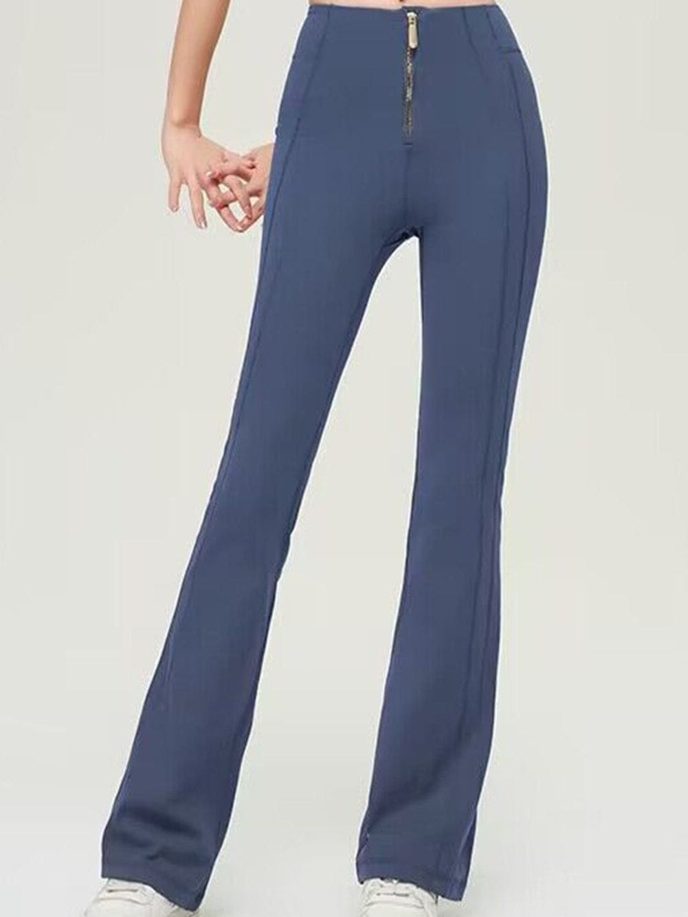 Ashleigh Blue High Waist Zipper Flare Yoga Pants