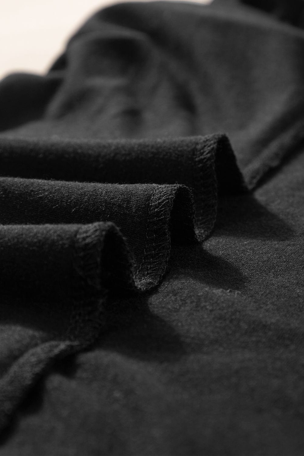 Asymmetrical Black One-Shoulder Mini Dress with Short Sleeves