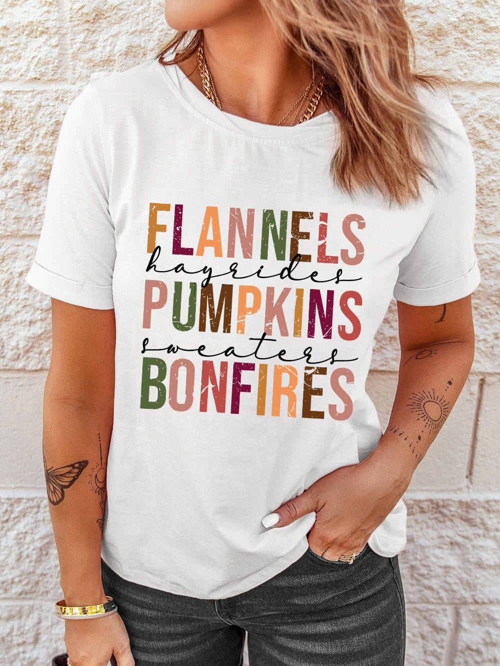 Autumn Harvest Vibe Crewneck Tee