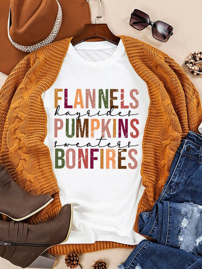 Autumn Harvest Vibe Crewneck Tee