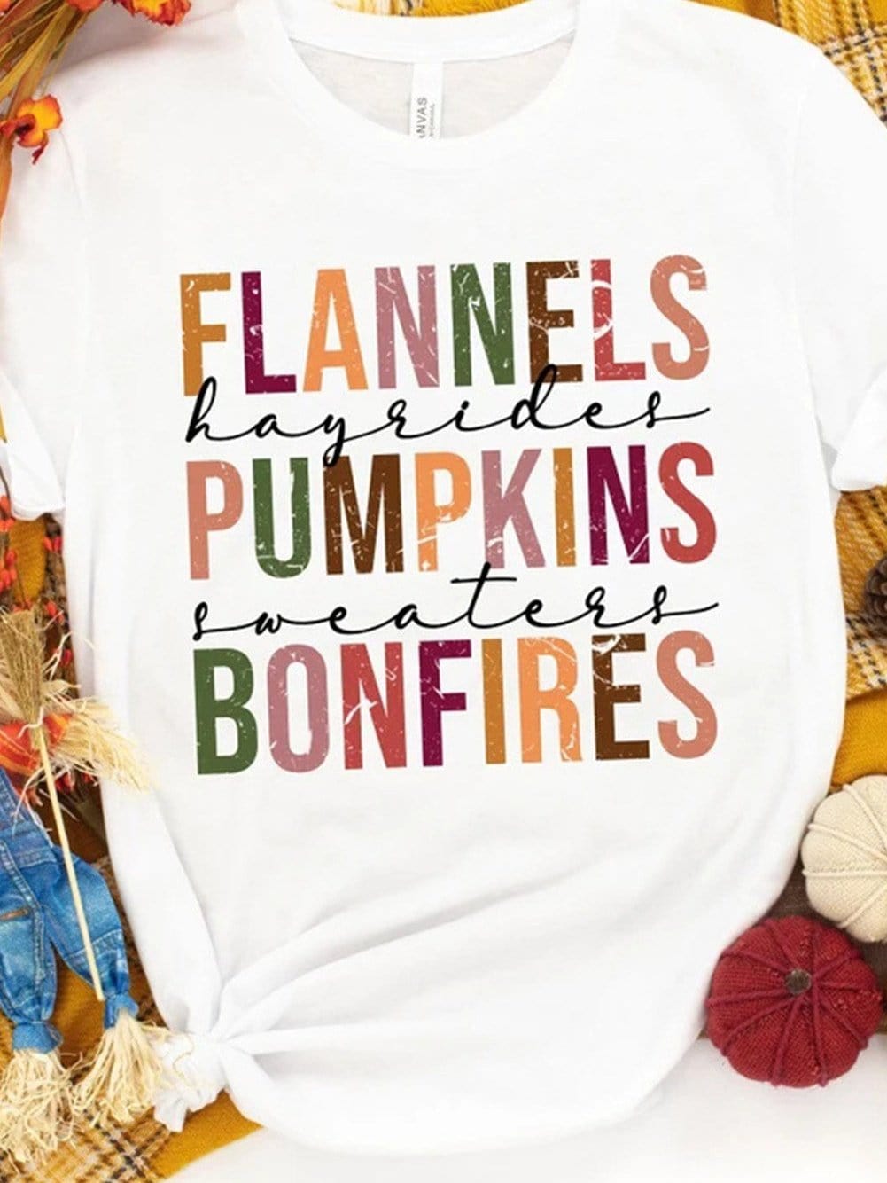 Autumn Harvest Vibe Crewneck Tee