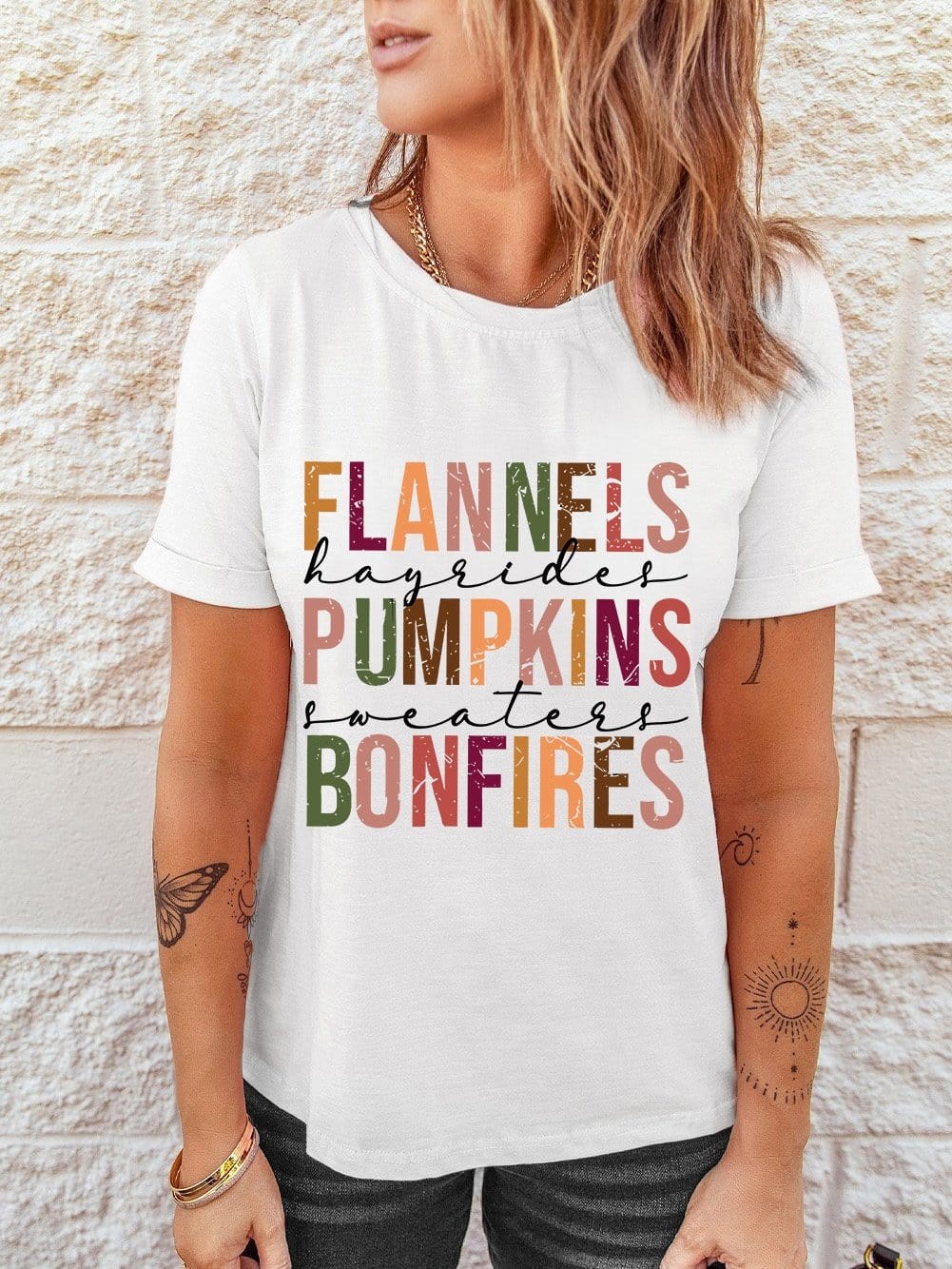 Autumn Harvest Vibe Crewneck Tee