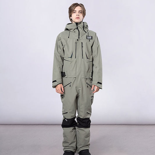 Men's Women's Ski Suit Snowsuit Outdoor Winter Thermal Warm Reflective Waterproof Windproof Snow Suit Clothing Suit for Skiing Snowboarding Winter Sports