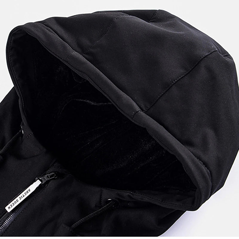 Men's Women's Hoodie Jacket Ski Jacket Outdoor Winter Thermal Warm Windproof Breathable Hooded Windbreaker Winter Jacket for Skiing Camping / Hiking Snowboarding Ski