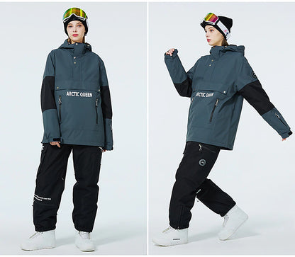 Men's Women's Hoodie Jacket Ski Jacket Outdoor Winter Thermal Warm Waterproof Windproof Breathable Hooded Windbreaker Top for Skiing Camping / Hiking Snowboarding Ski