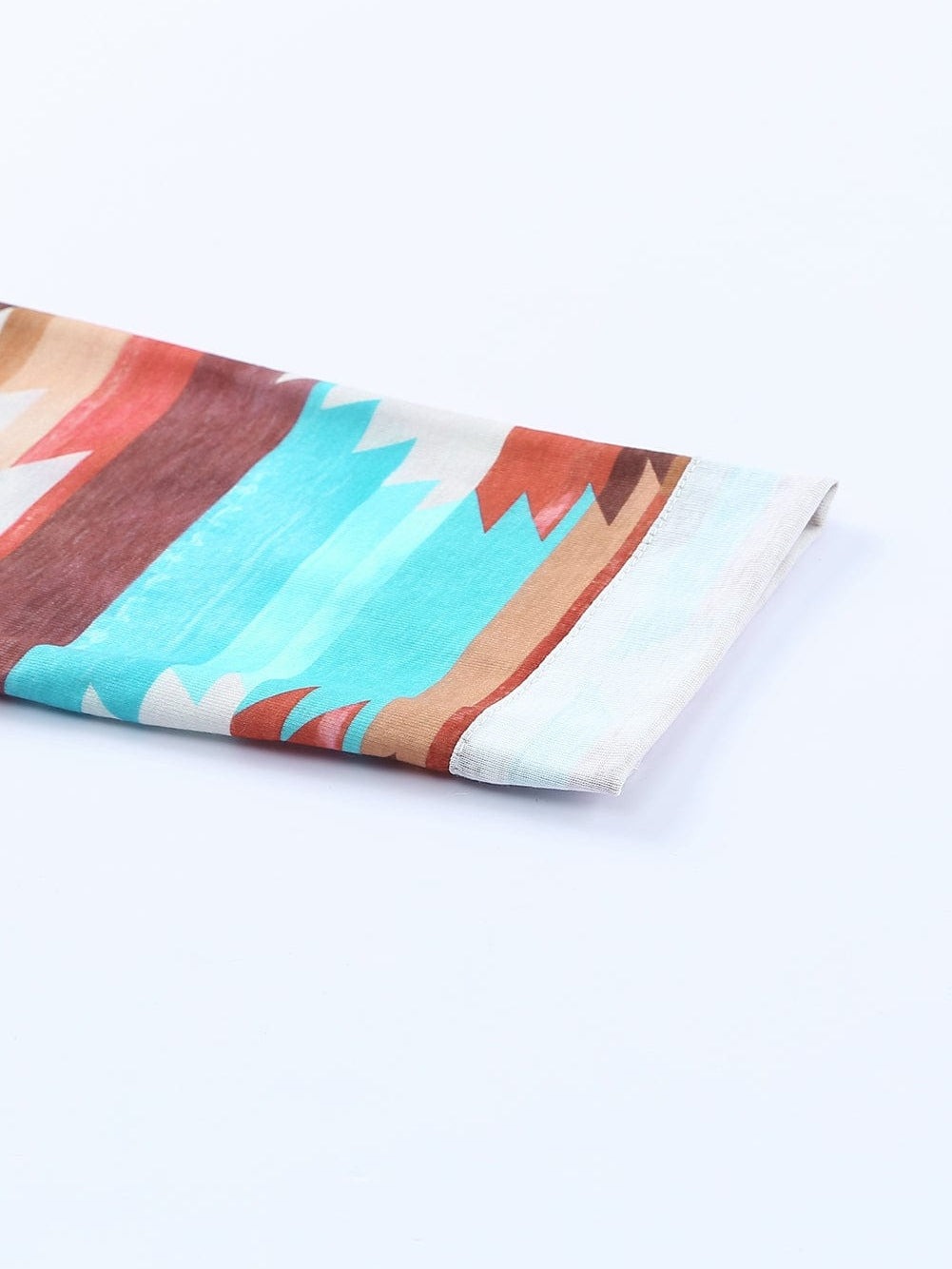 Aztec Dream Long Sleeve Shirt with Multicolor Print