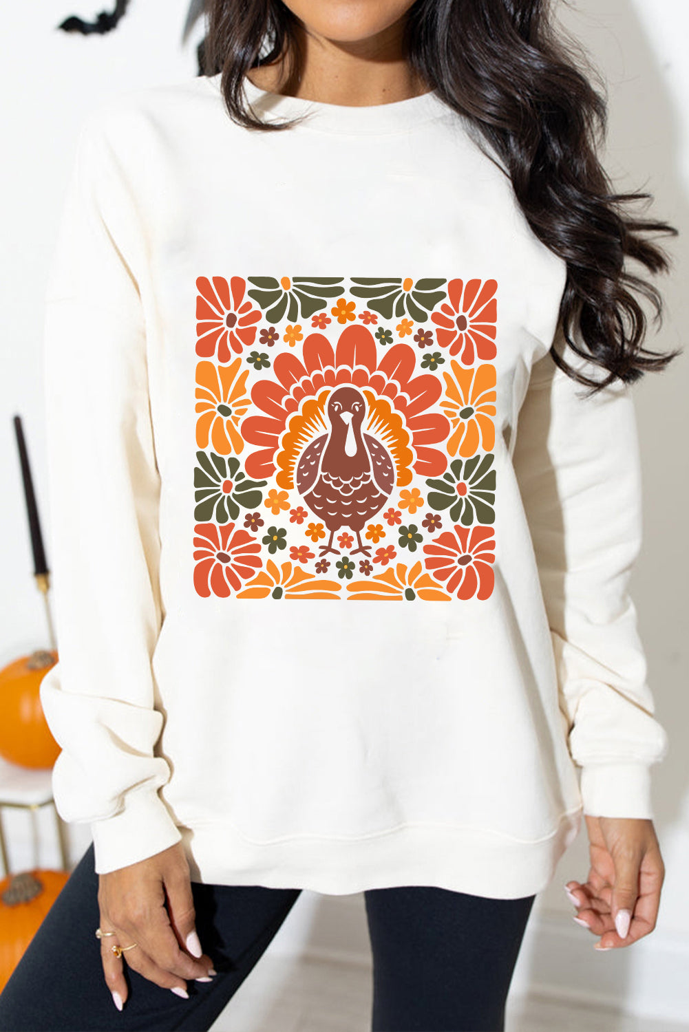 thanksgiving graphic sweatshirt