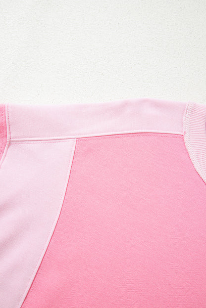 color block sweatshirt