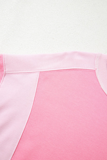 color block sweatshirt