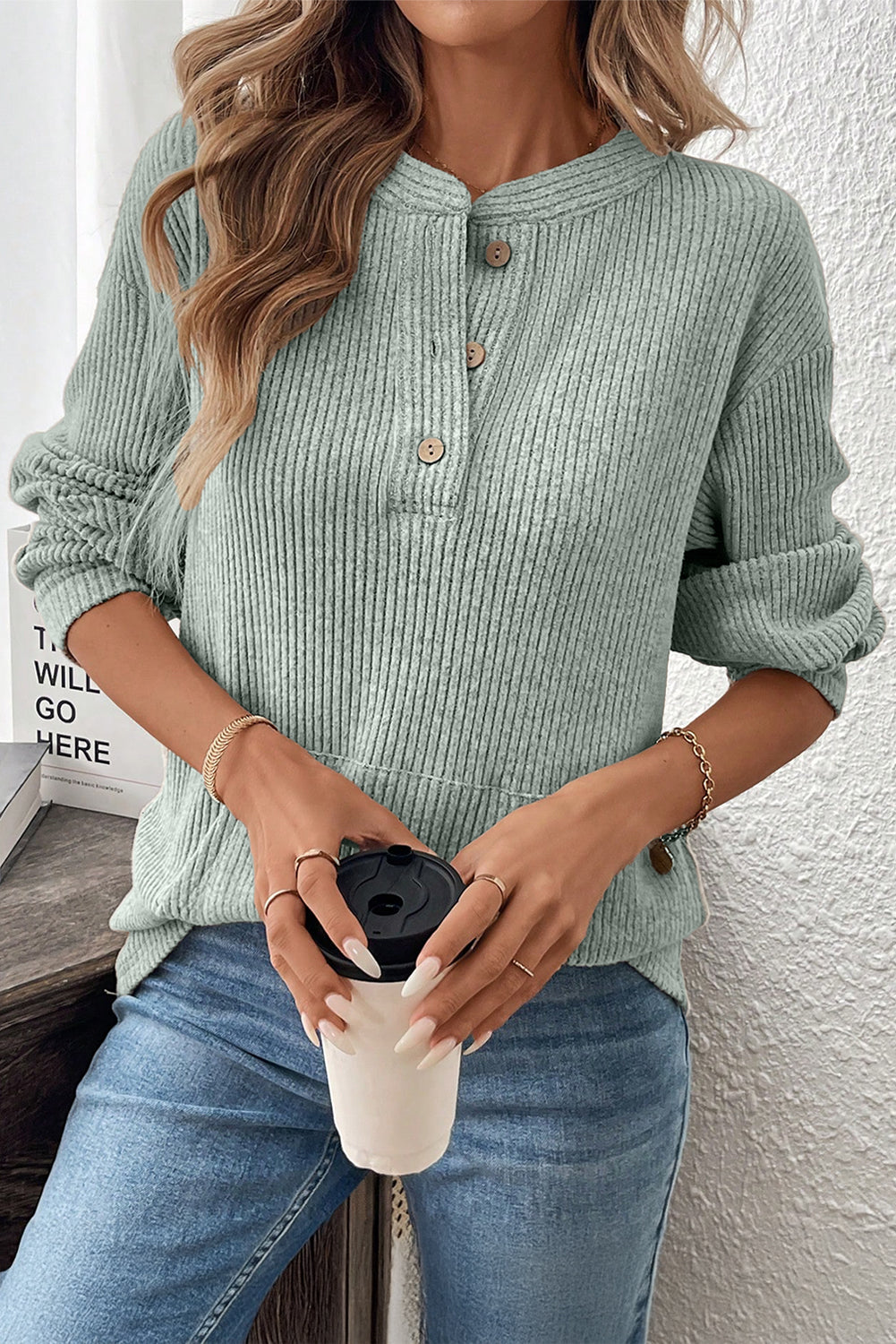 ribbed knit top