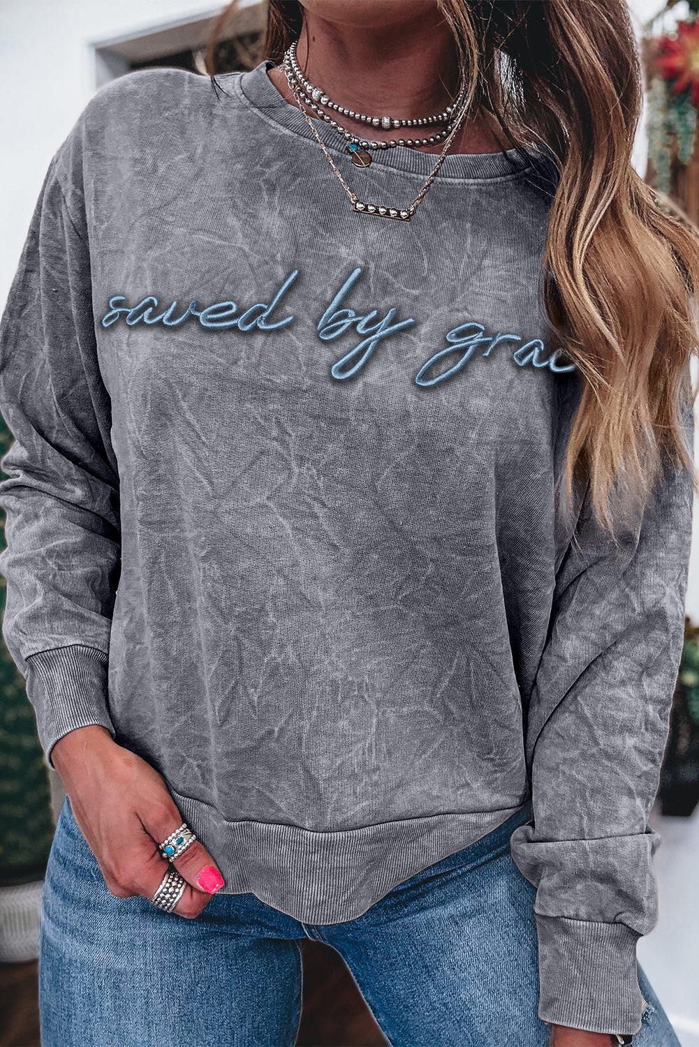 mineral wash sweatshirt