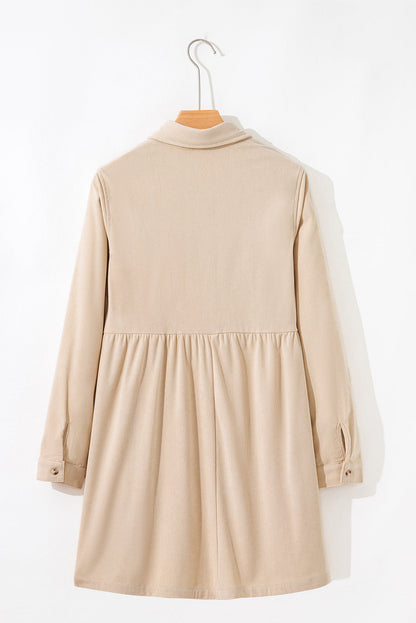 corduroy mini dress