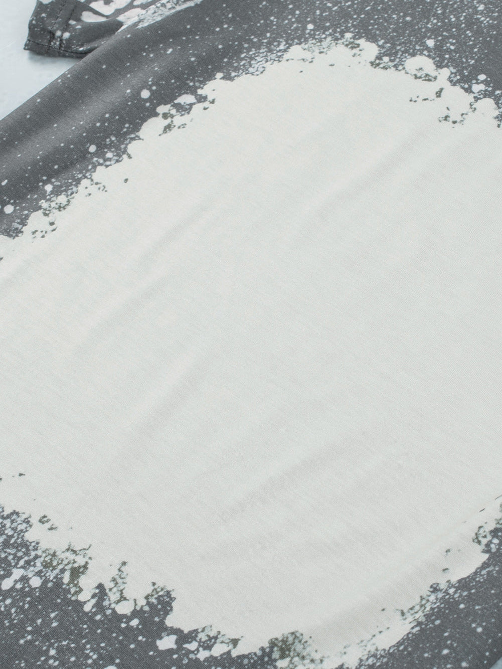 Gray Leopard Tie Dye Short Sleeve T-shirt