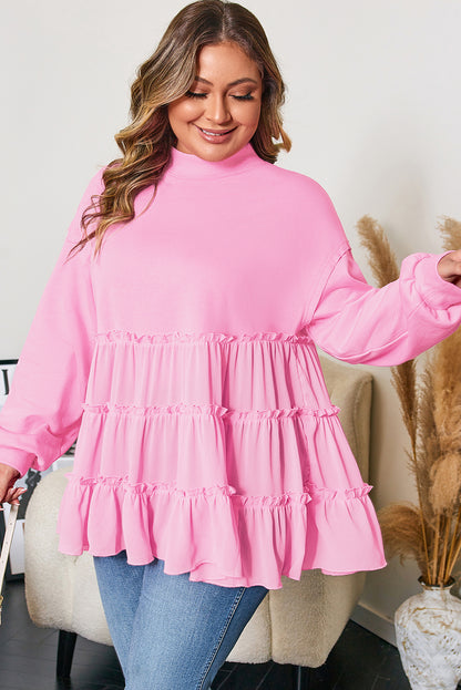plus size long sleeve top