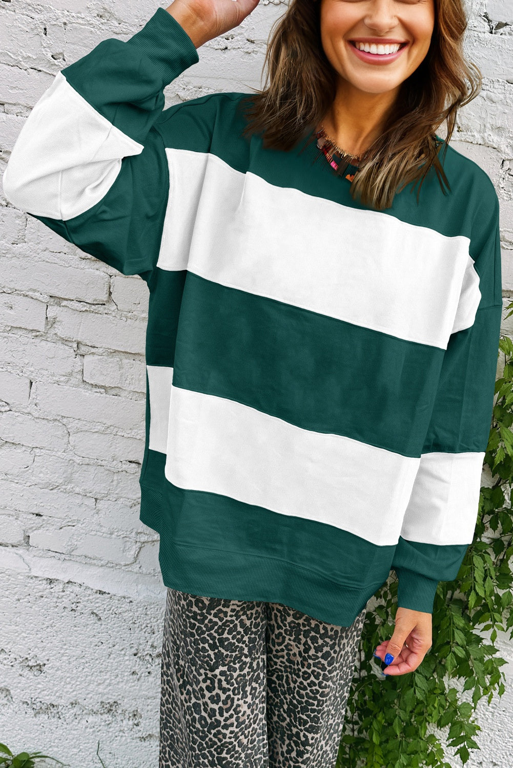 colorblock sweatshirt