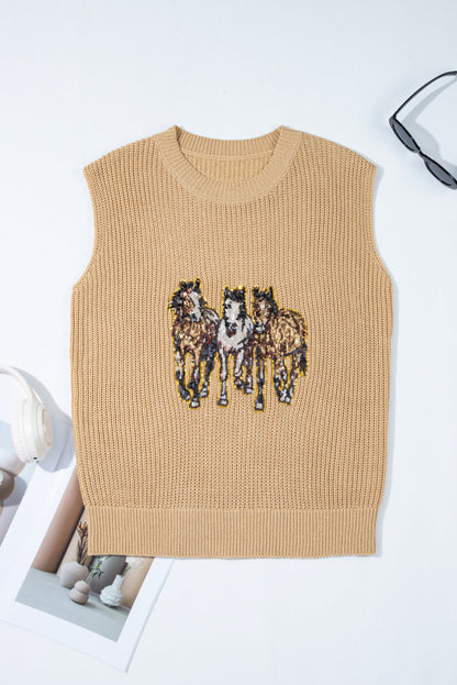 knitwear vest