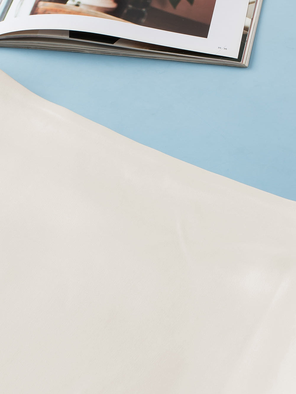 Beige Satin Split Ruffled High Waist Plus Size Skirt