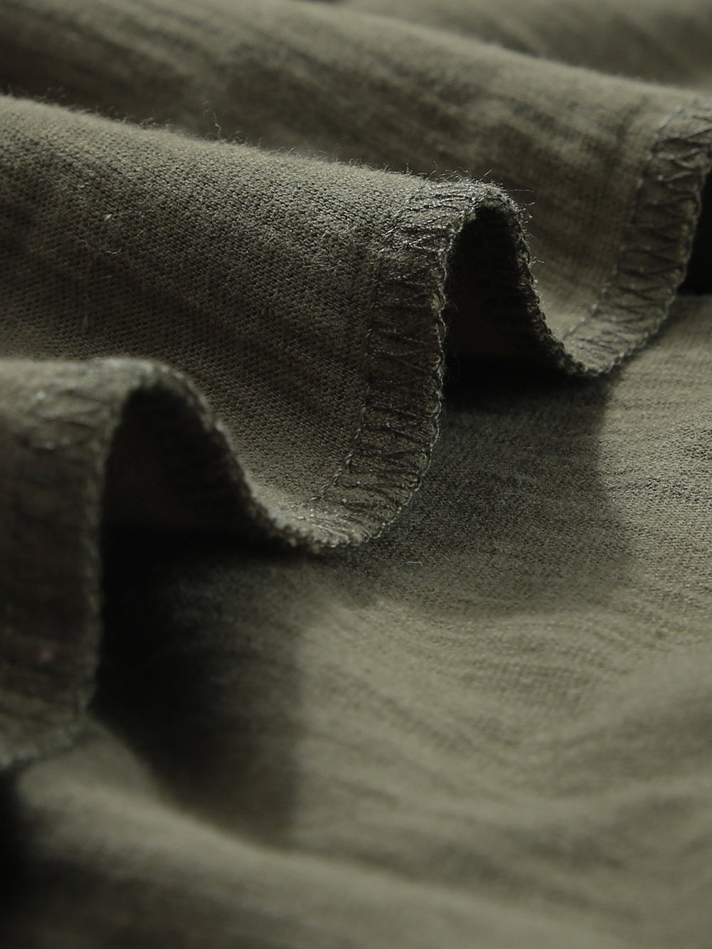 Green Classic Round Neck Long Sleeve Sweatshirt