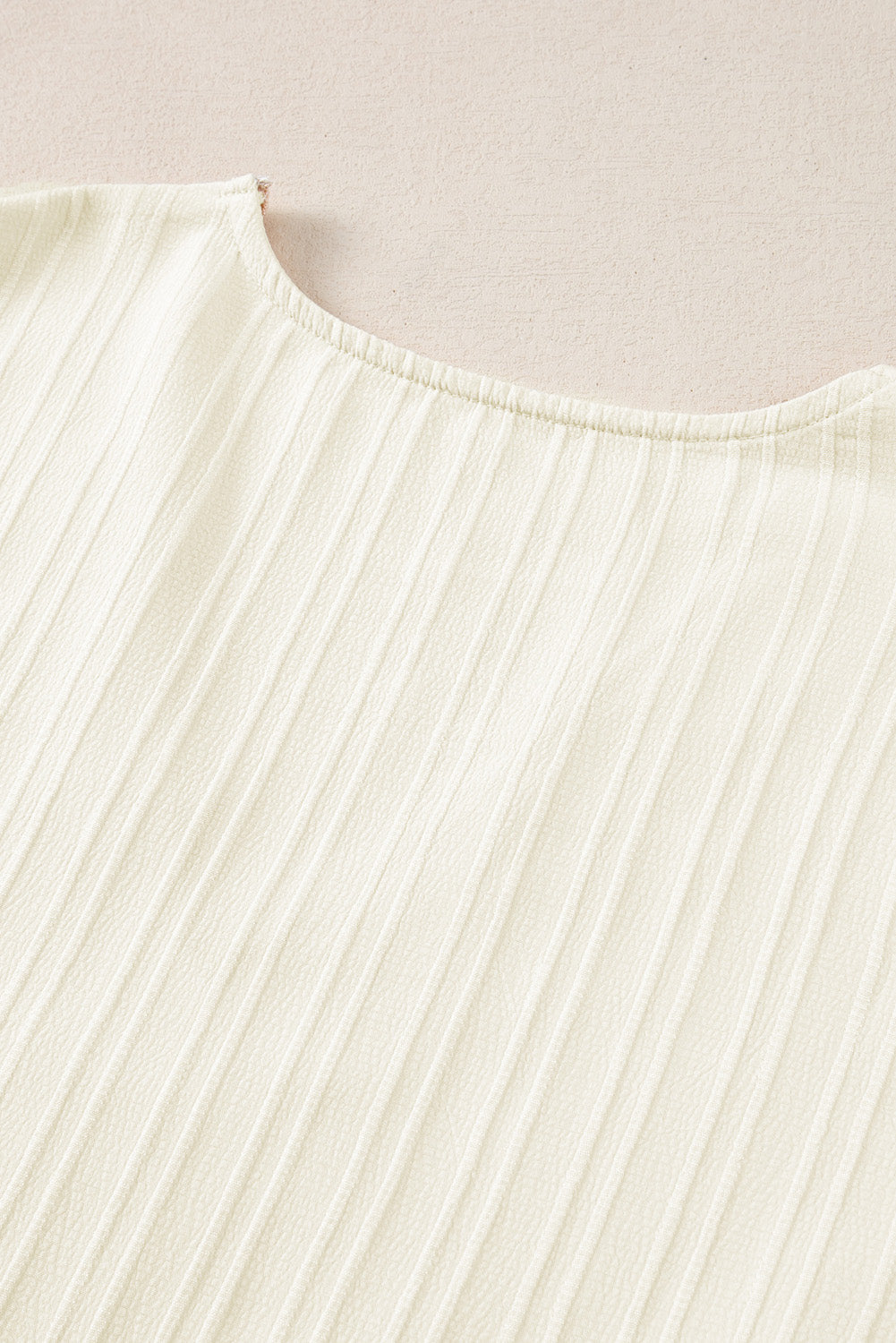 Elegant Beige Lace Detail Petal Sleeve Plus Size Blouse