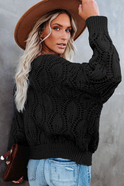 hollow out sweater