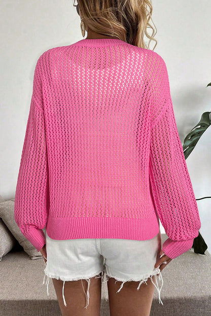 hollow out sweater