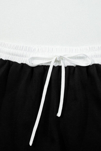 varsity sweatshirt skirt set