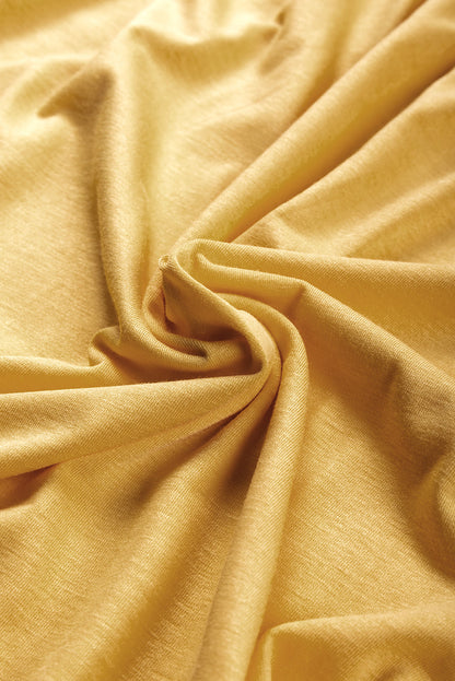 Floral Print Beige Colorblock Balloon Sleeve Top with Exposed Seams