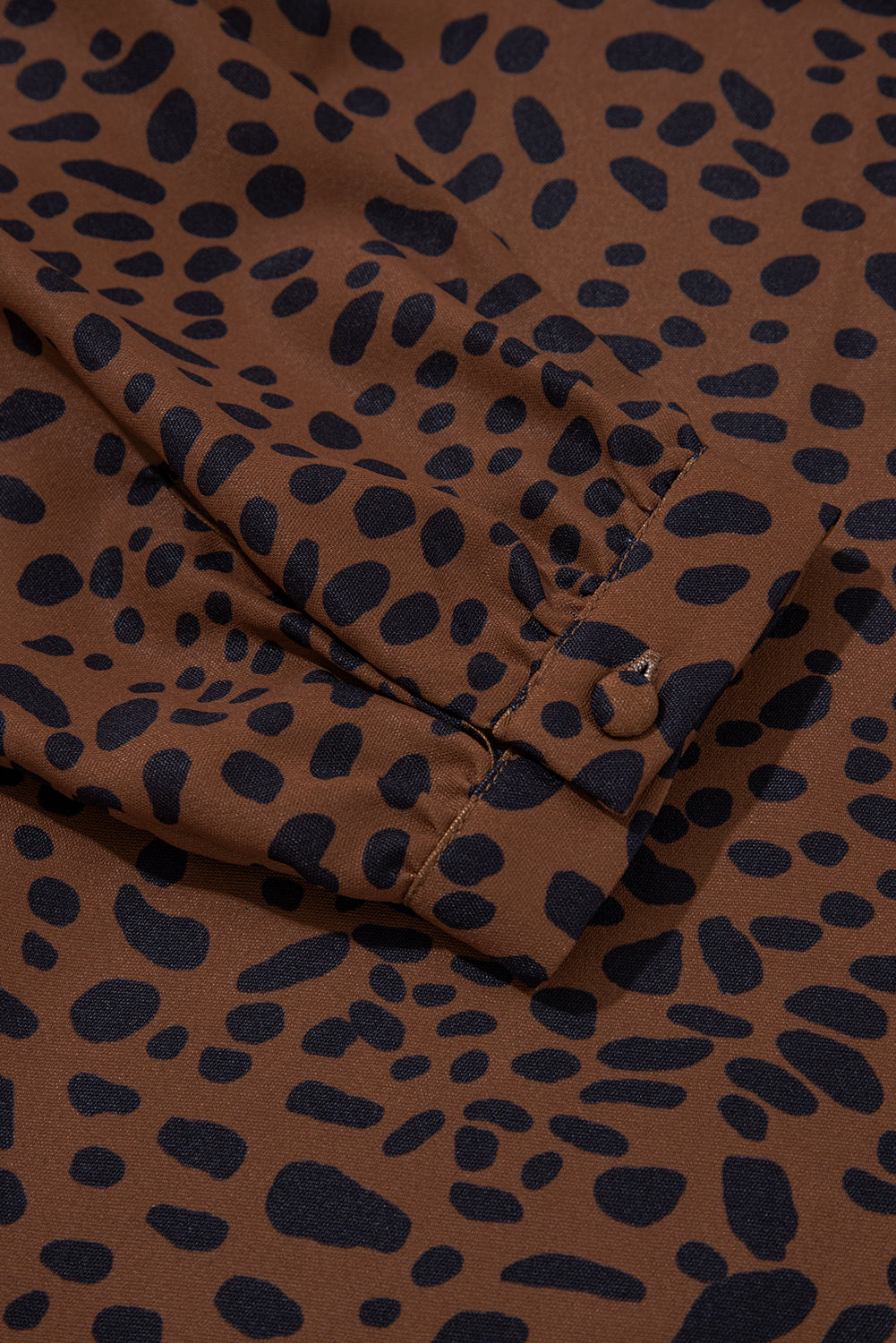 leopard long sleeve blouse