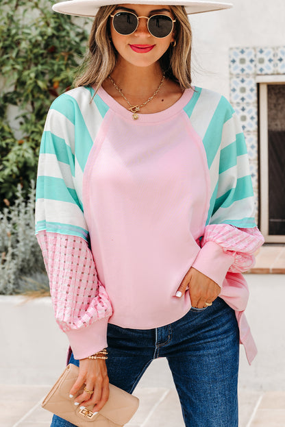 striped pullover top
