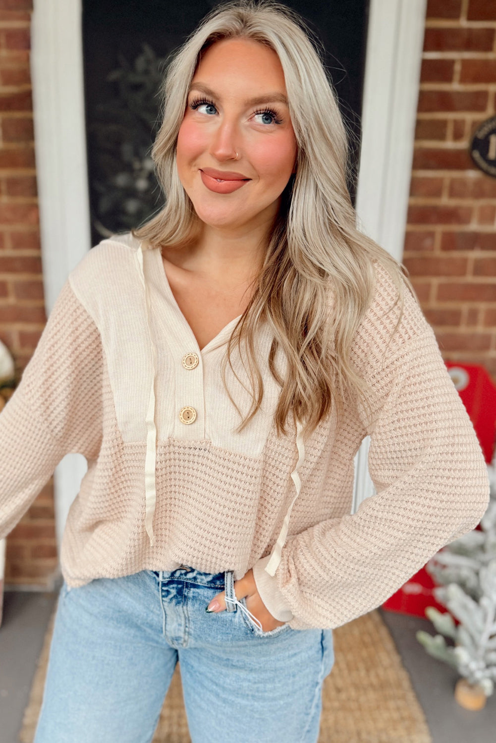 Hooded Long Sleeve Top