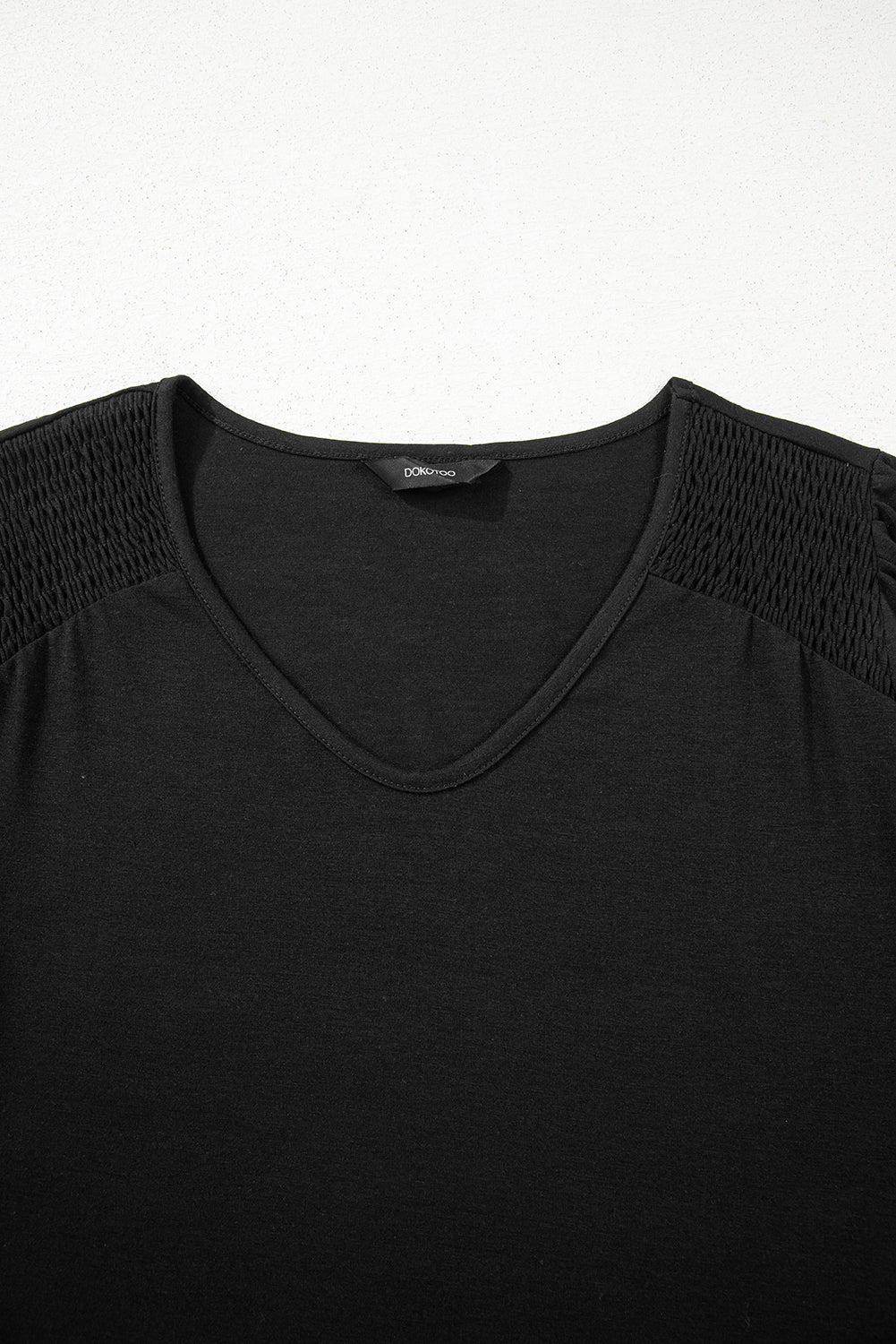 v neck long sleeve top