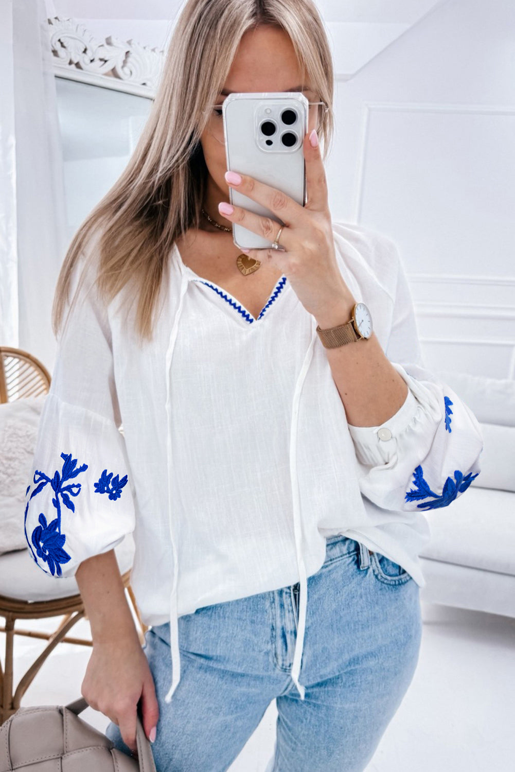 white blouse for women
