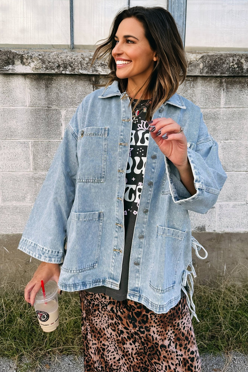 blue denim jacket