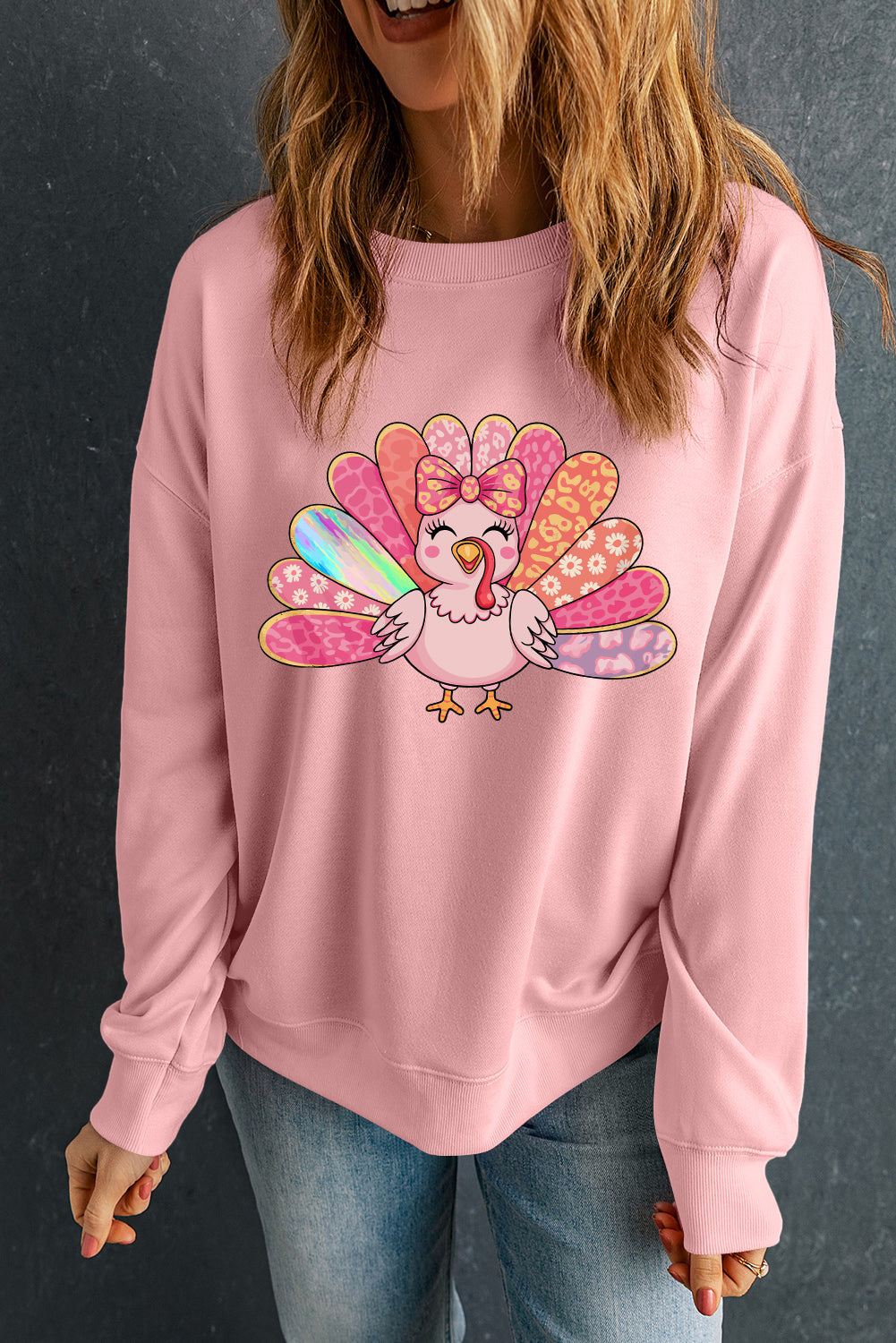 thanksgiving graphic sweatshirt
