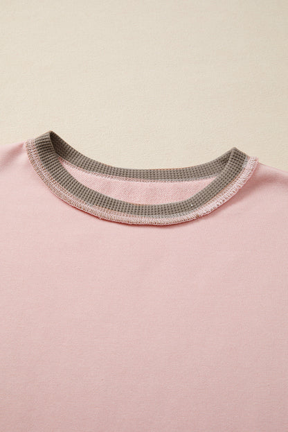 color block sweatshirt