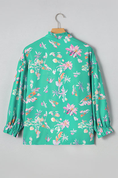 floral long sleeve shirt