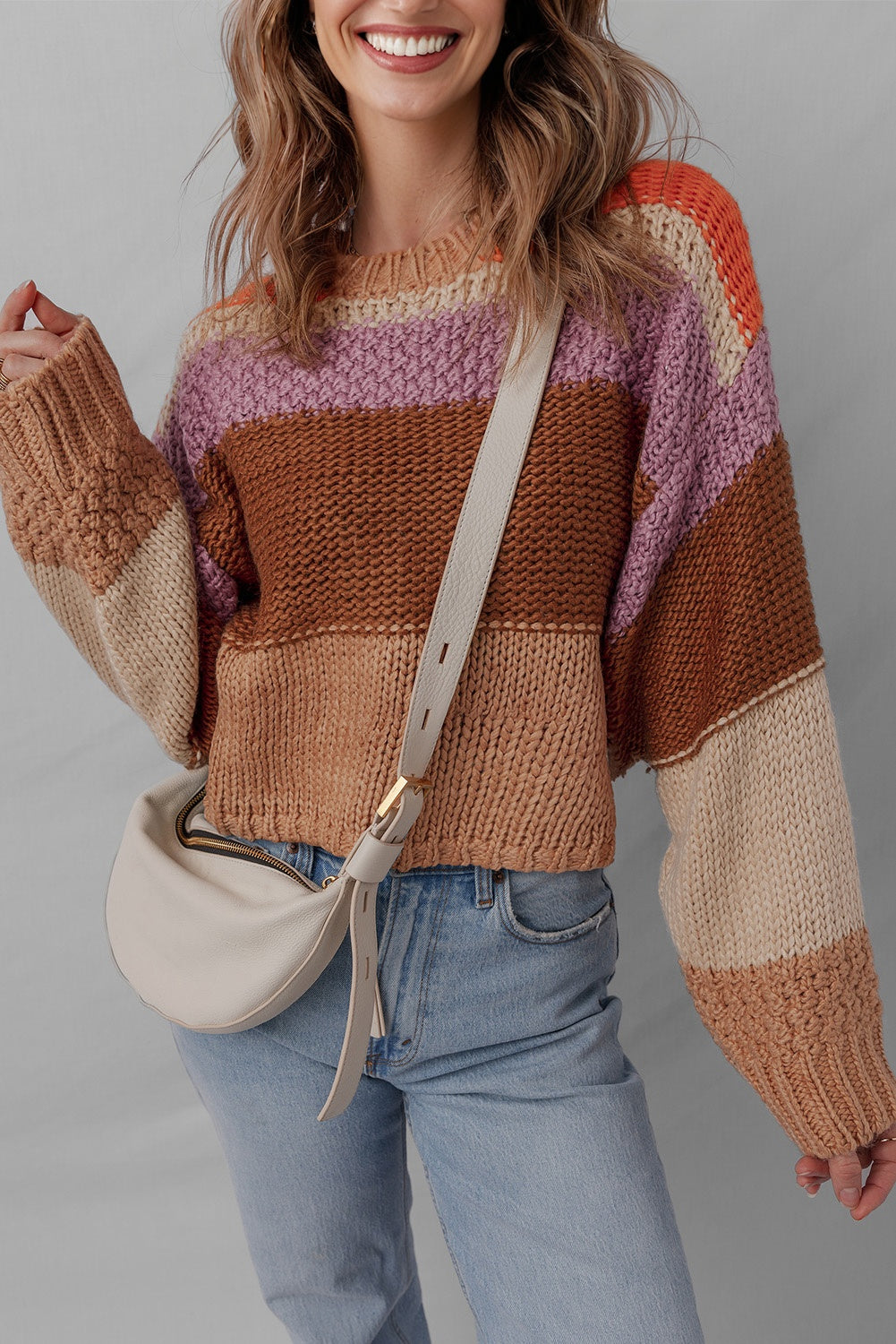 colorblock sweater