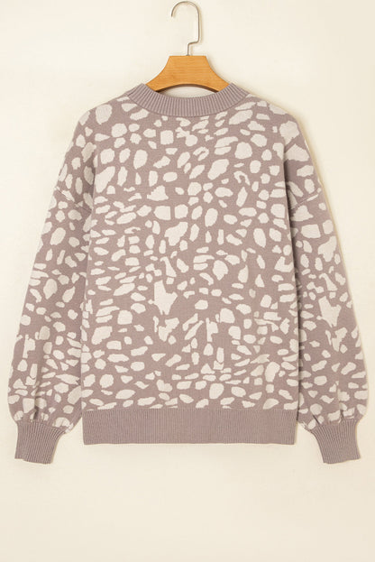 leopard sweater