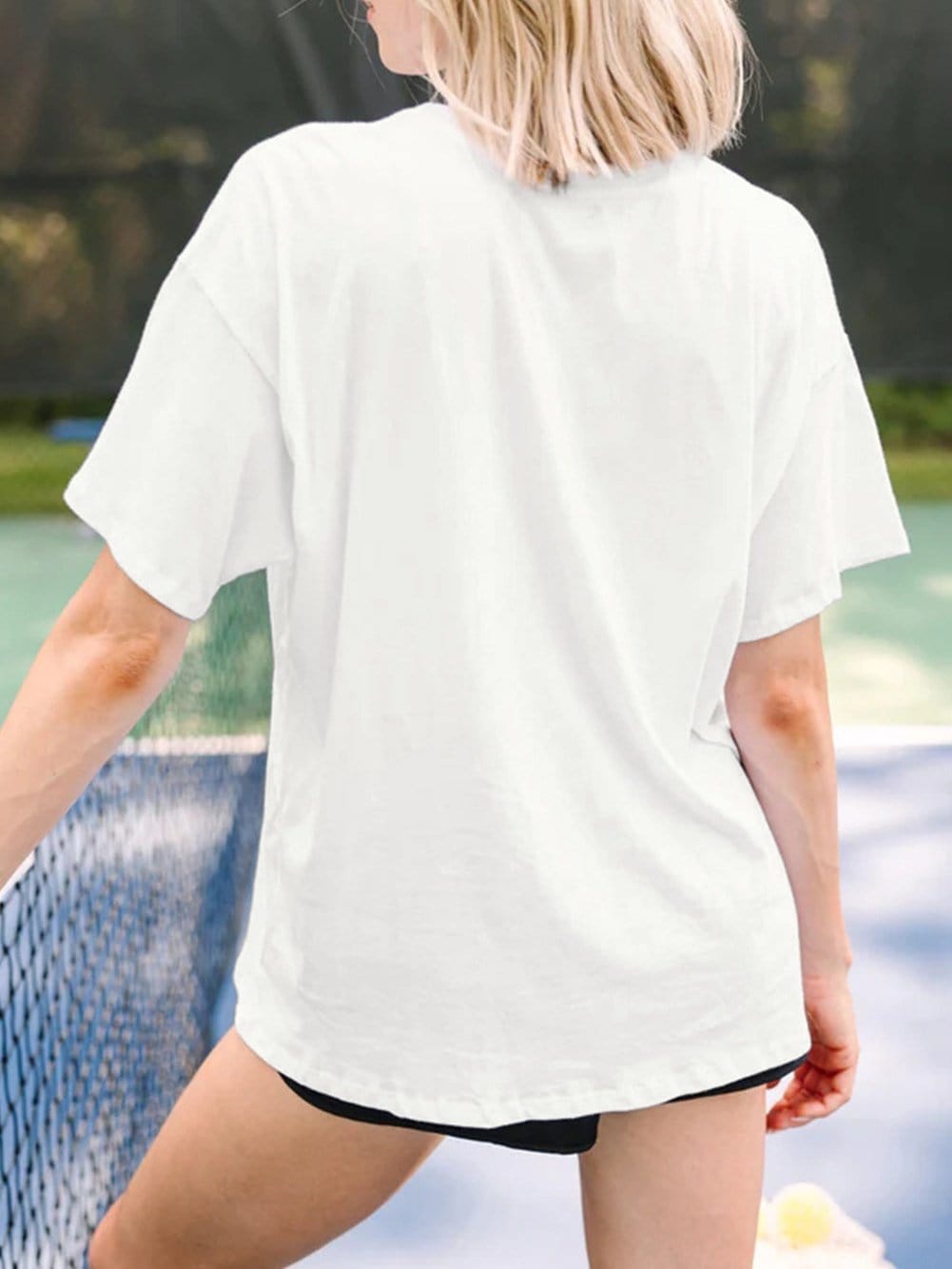 Baseball Mama Graphic Tee in White with Multi Color Print