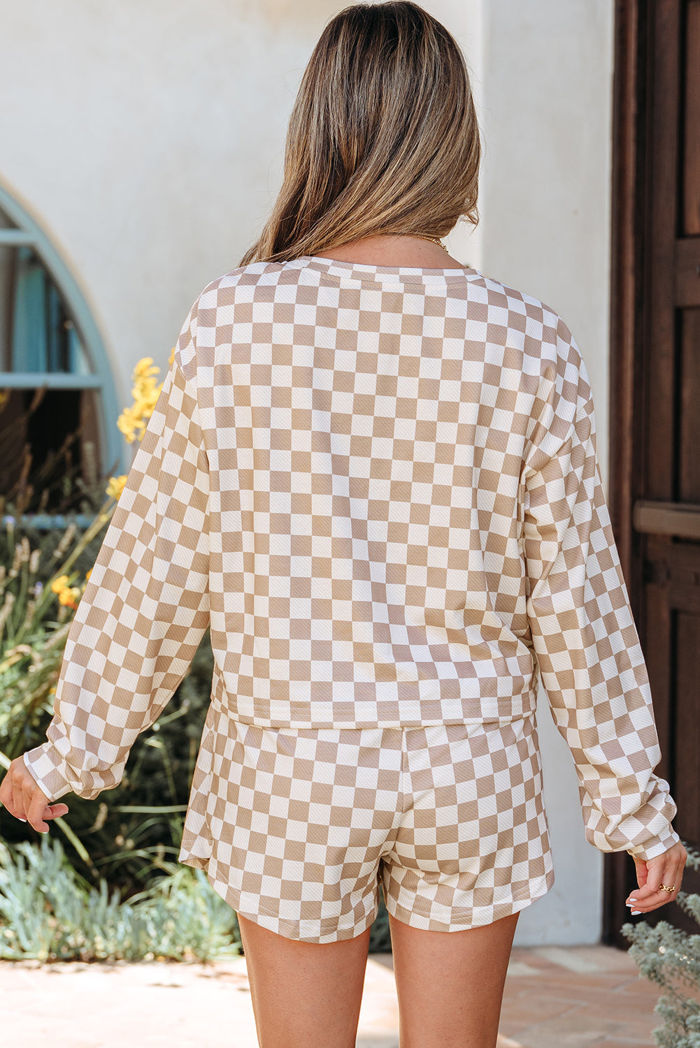 checkered 2pcs outfit