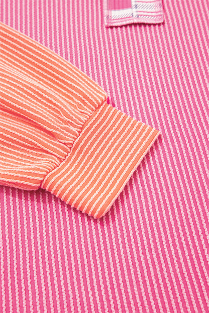 color block long sleeve top